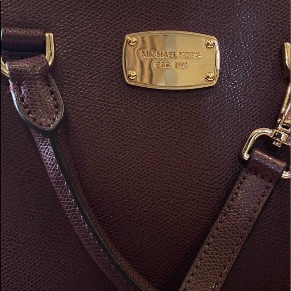 Plum Micheal Kors Crossbody Purse - Picture 3 of 10